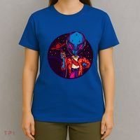 Cool Alien Headset T-Shirt thumb 4