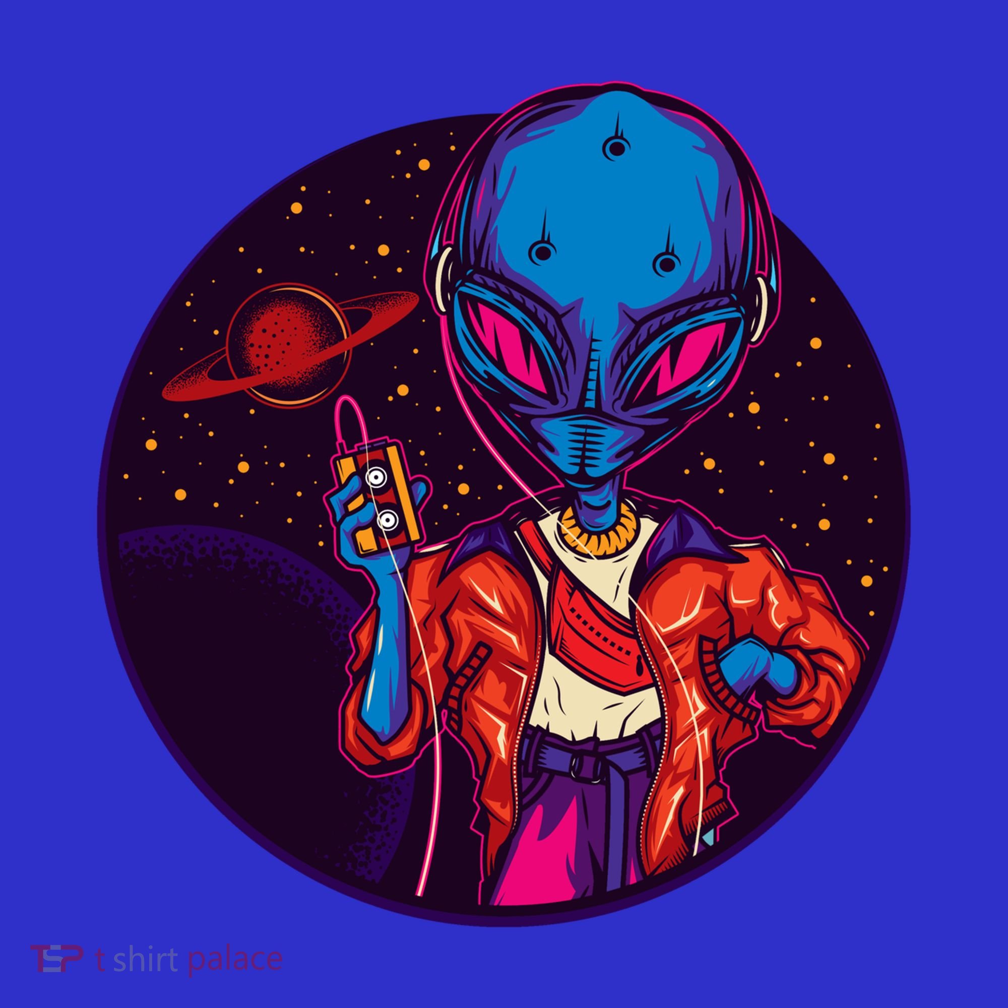 Cool Alien Headset Button