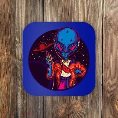 Cool Alien Headset Coaster
