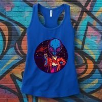 Cool Alien Headset Women's Tank Top thumb 3