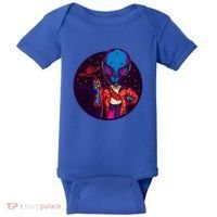 Cool Alien Headset Baby Bodysuit thumb 0