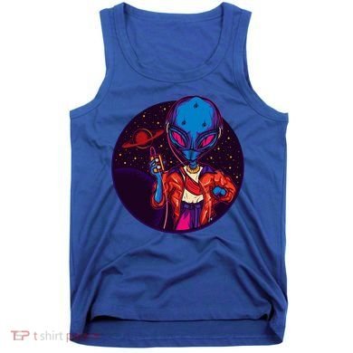 Cool Alien Headset Tank Top