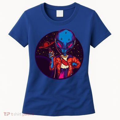 Cool Alien Headset Women's T-Shirt