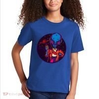 Cool Alien Headset Kids T-Shirt thumb 2