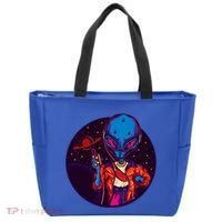 Cool Alien Headset Tote Bag thumb 0