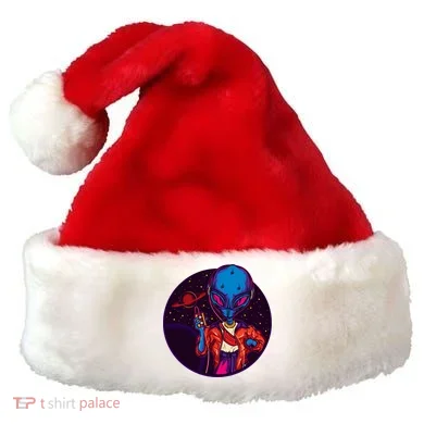 Cool Alien Headset Santa Hat