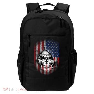 Cool American Flag Skull Graphic Backpack