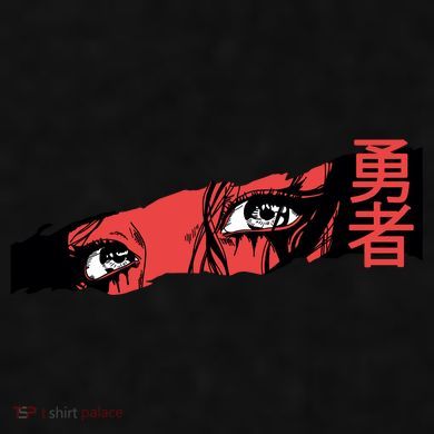 Cool Anime Style Eyes Ladies PosiCharge Tri-Blend Wicking Tank