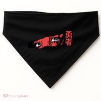 Cool Anime Style Eyes USA-Made Doggie Bandana thumb 0