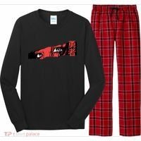 Cool Anime Style Eyes Long Sleeve Pajama Set thumb 0