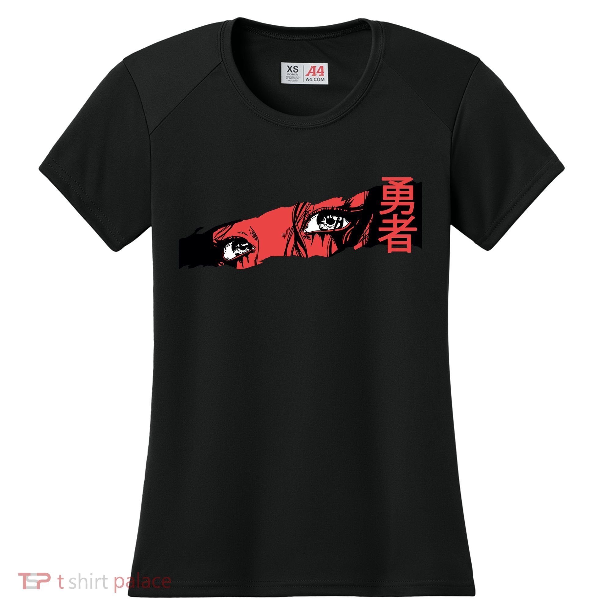 Cool Anime Style Eyes Women's Cooling Performance Crew T-Shirt