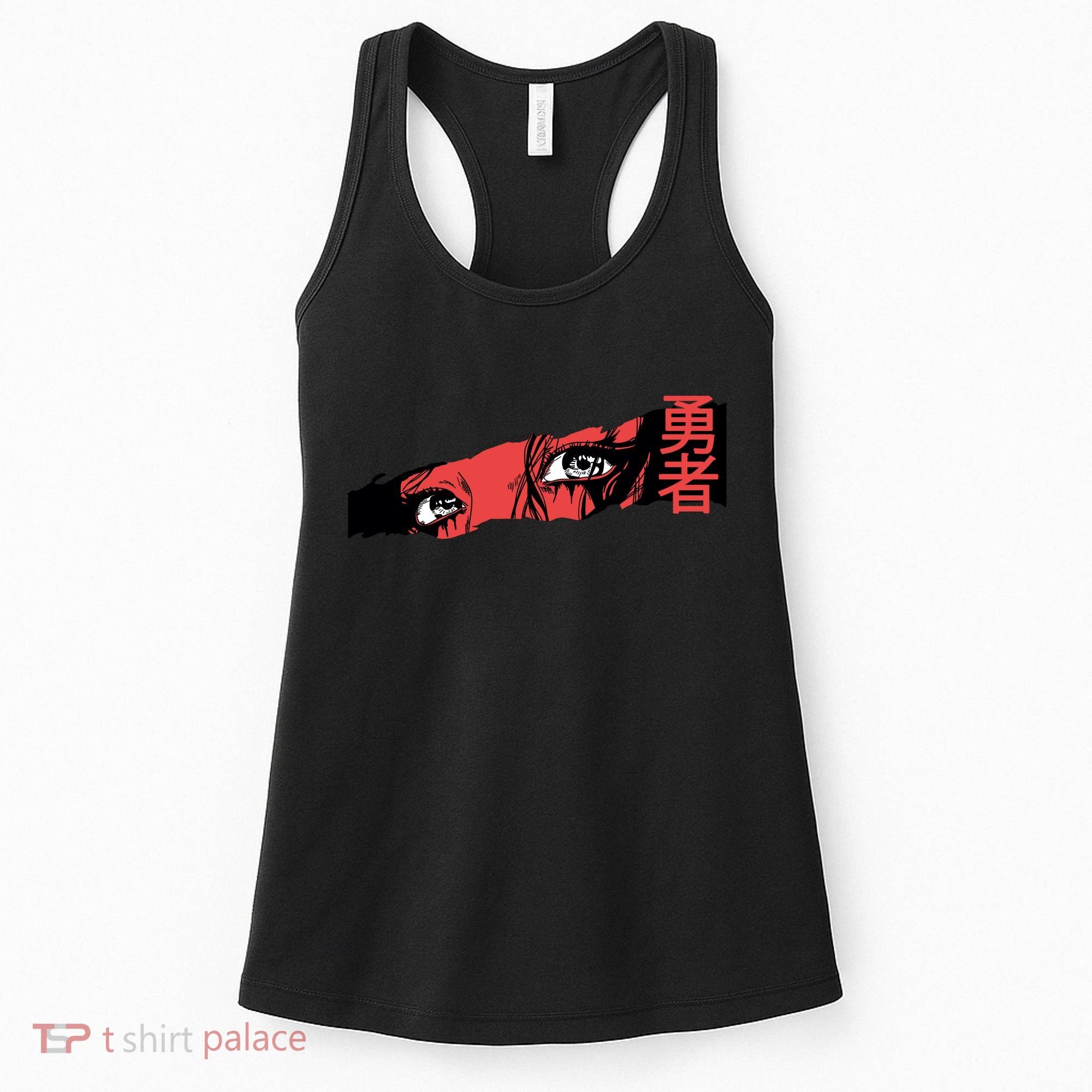 Cool Anime Style Eyes Women's Tank Top