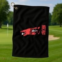 Cool Anime Style Eyes Golf Towel thumb 1