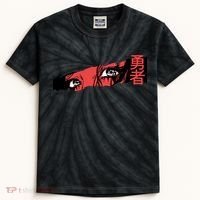 Cool Anime Style Eyes Kids Tie-Dye T-Shirt thumb 0