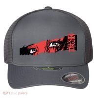 Cool Anime Style Eyes Flexfit Unipanel Trucker Cap thumb 0