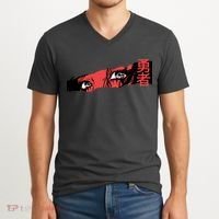 Cool Anime Style Eyes V-Neck T-Shirt thumb 2