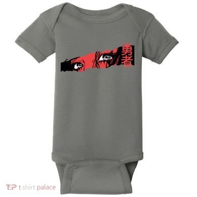 Cool Anime Style Eyes Baby Bodysuit