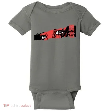 Cool Anime Style Eyes Baby Bodysuit
