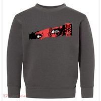 Cool Anime Style Eyes Toddler Sweatshirt thumb 0