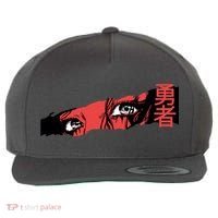 Cool Anime Style Eyes Wool Snapback Cap thumb 0