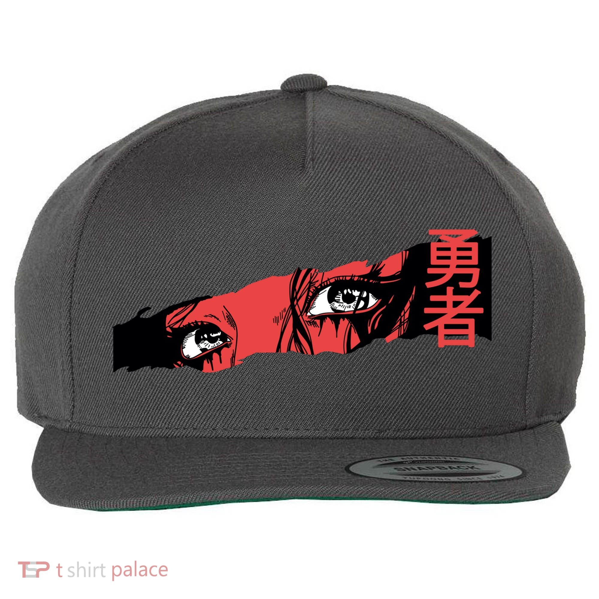 Cool Anime Style Eyes Wool Snapback Cap