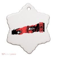 Cool Anime Style Eyes Ceramic Ornament thumb 0