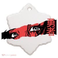 Cool Anime Style Eyes Ceramic Ornament thumb 2