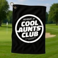 Cool Aunts Club Golf Towel thumb 1