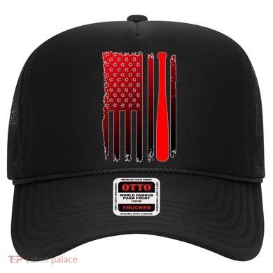 Cool Baseball Bat American Flag USA Hat