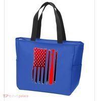 Cool Baseball Bat American Flag USA Tote Bag thumb 3