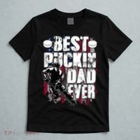 Cool Best Puckin Dad Ever Hockey Dad T-Shirt thumb 5