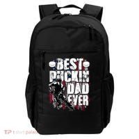 Cool Best Puckin Dad Ever Hockey Dad Backpack thumb 0