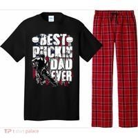 Cool Best Puckin Dad Ever Hockey Dad Pajama Set thumb 0
