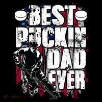 Cool Best Puckin Dad Ever Hockey Dad Mousepad thumb 1