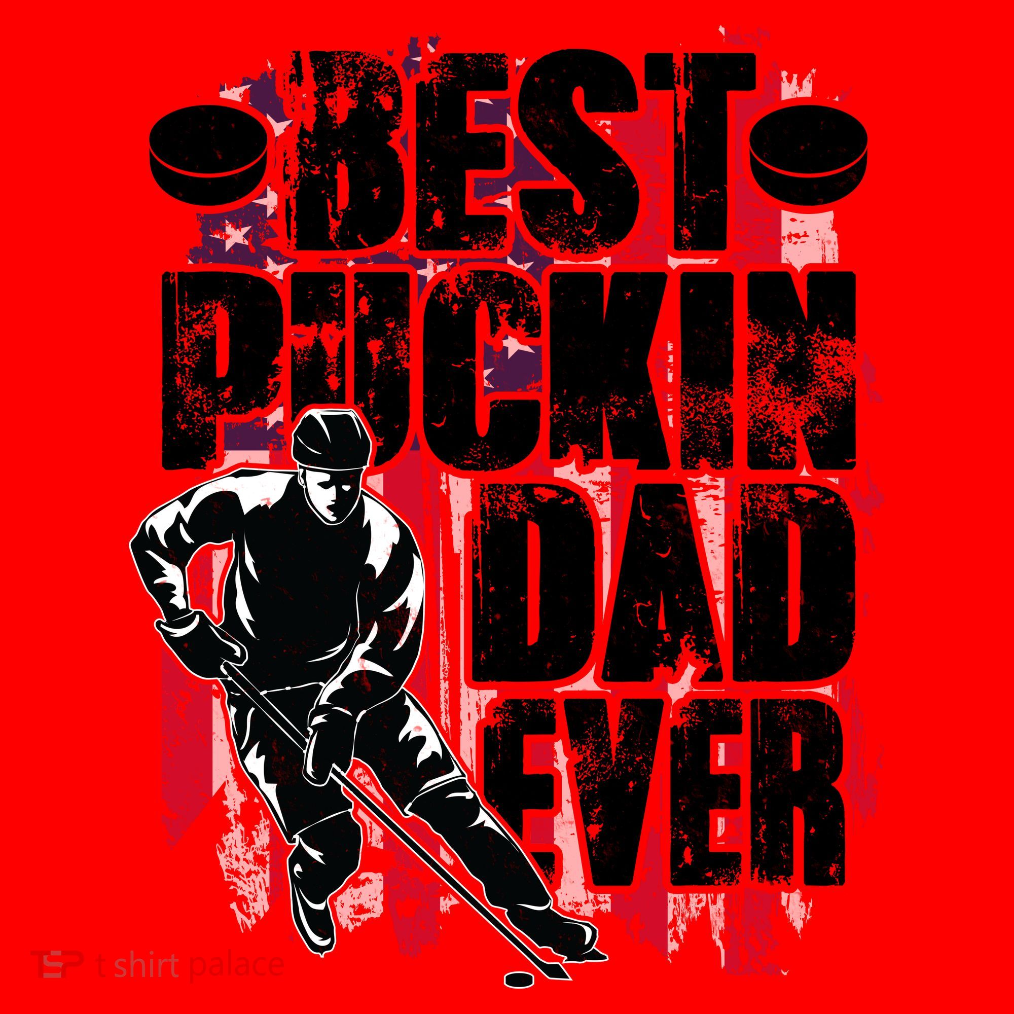 Cool Best Puckin Dad Ever Hockey Dad Santa Hat
