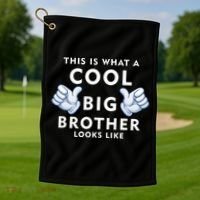 Cool Big Brother Golf Towel thumb 1
