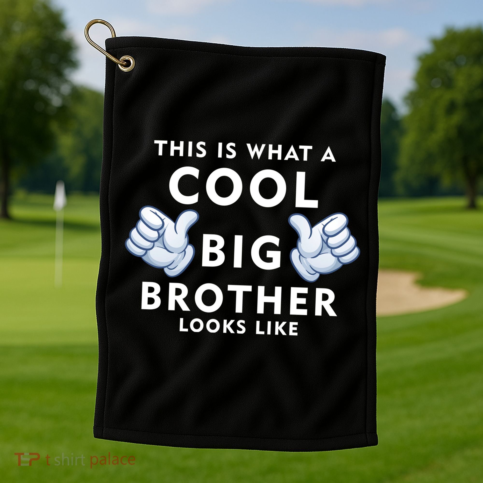 Cool Big Brother Golf Towel