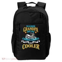 Cool Biker Grandpa Backpack thumb 0