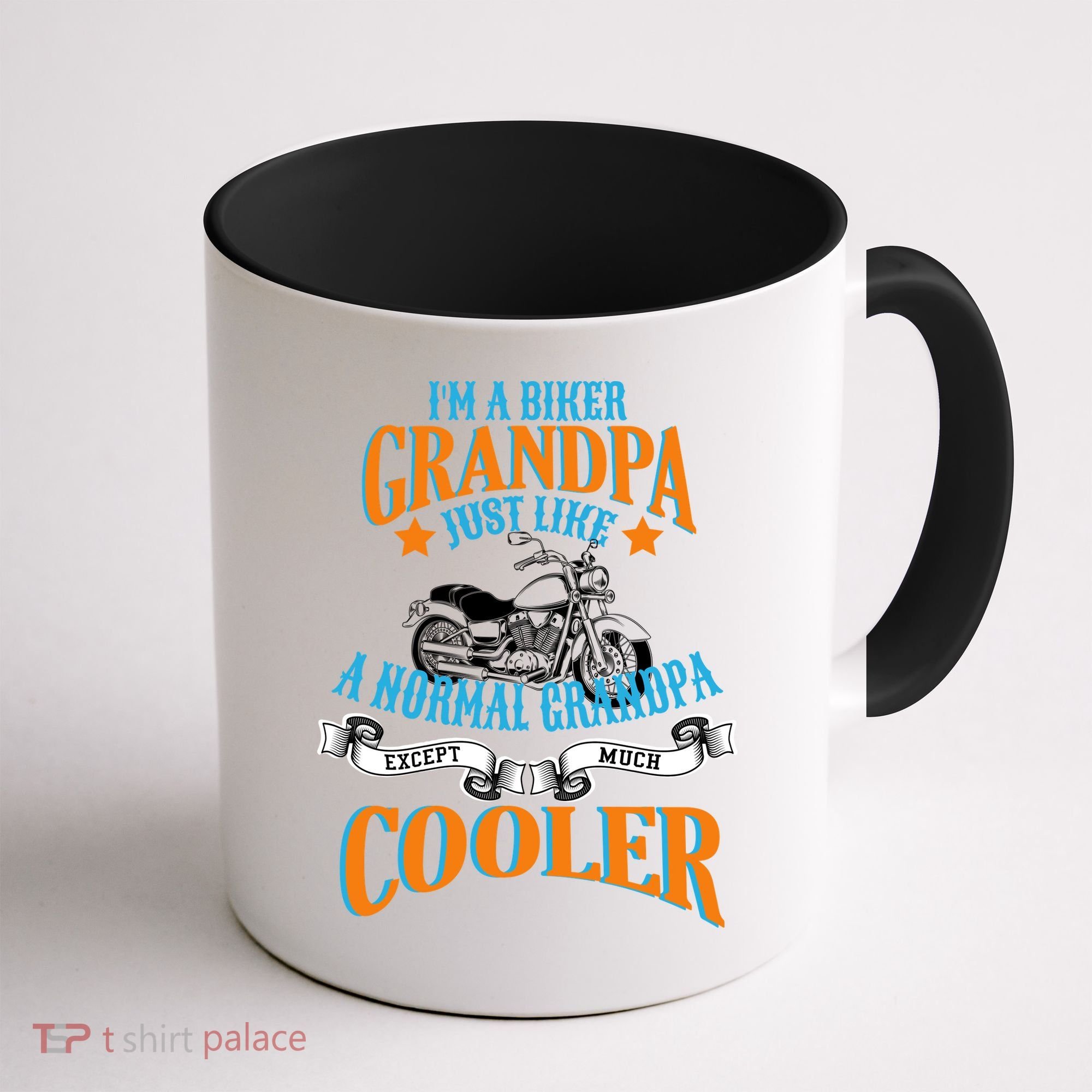 Cool Biker Grandpa Coffee Mug