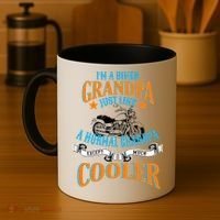 Cool Biker Grandpa Coffee Mug thumb 4