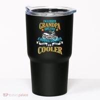 Cool Biker Grandpa Tumbler thumb 0