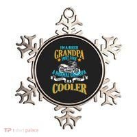 Cool Biker Grandpa Ornament thumb 0
