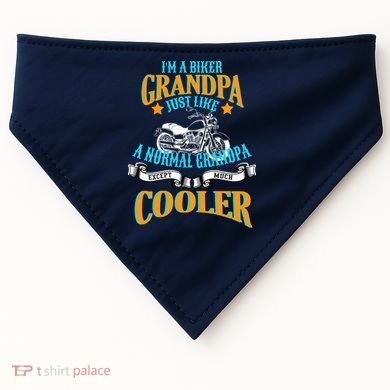 Cool Biker Grandpa USA-Made Doggie Bandana