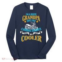 Cool Biker Grandpa Long Sleeve Shirt thumb 0