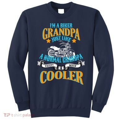 Cool Biker Grandpa Sweatshirt