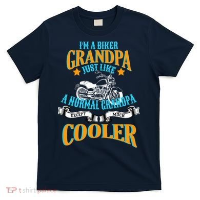 Cool Biker Grandpa T-Shirt