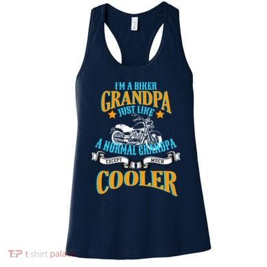 Cool Biker Grandpa Women's Tank Top