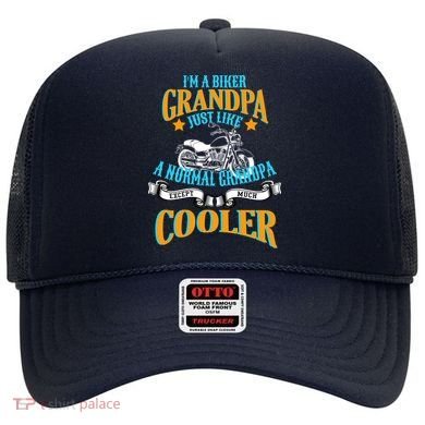 Cool Biker Grandpa Hat
