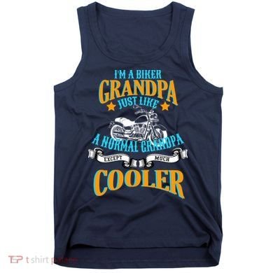 Cool Biker Grandpa Tank Top