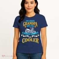Cool Biker Grandpa Women's T-Shirt thumb 4